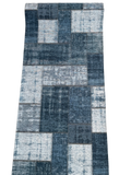 Patch Jeans-blå