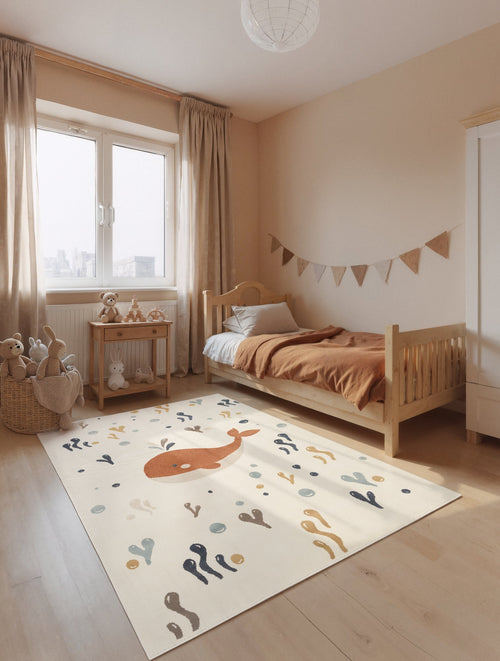 Hanse Home Adventures Barnmatta Moby creme flerfärgad