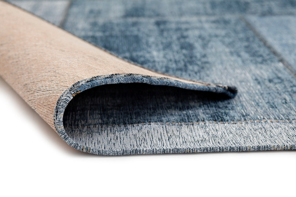 Patch Jeans-blå