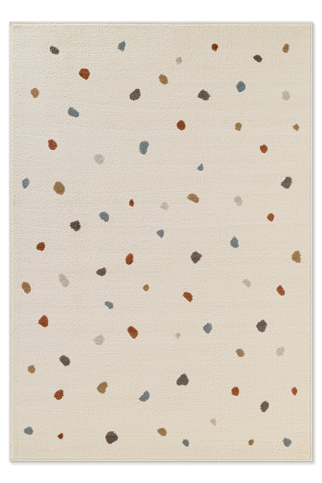 Hanse Home Adventures Barnmatta Funny Dots creme flerfärgad