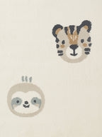 Hanse Home Adventures Barnmatta Tiny Zoo creme flerfärgad