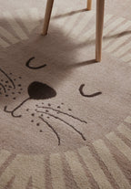 Hanse Home Adventures Barnmatta Happy Lion beige creme