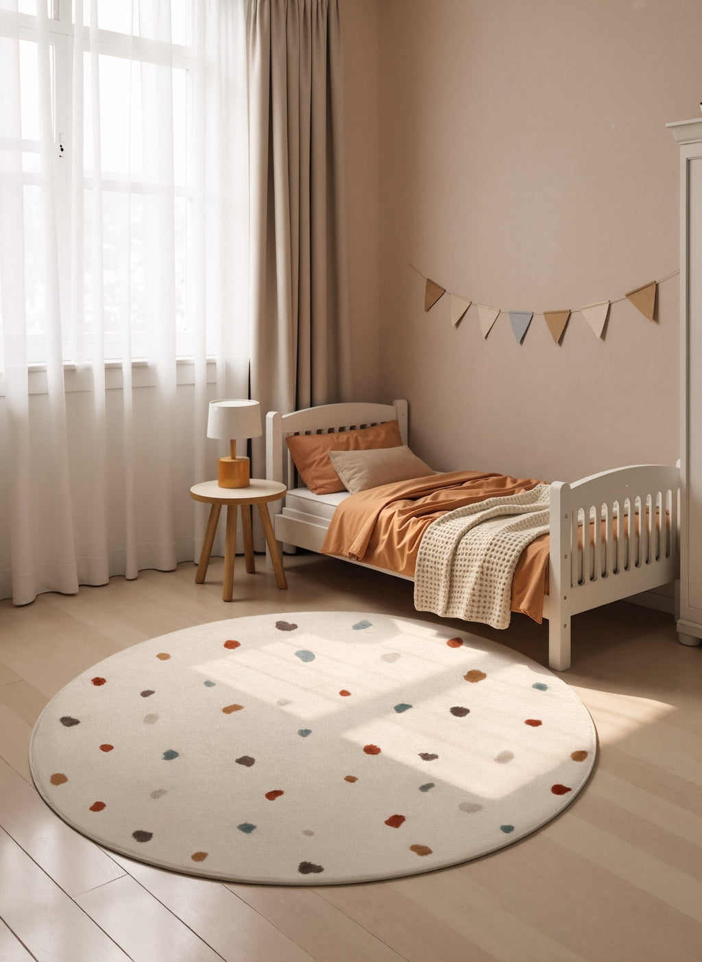 Adventures Funny Dots creme/flerfärgad