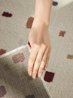 Hanse Home Adventures Barnmatta Funny Squares creme flerfärgad
